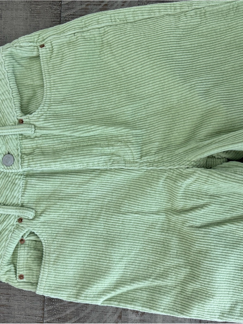 PacSun Mint Green Corduroy Pants 90s Boyfriend